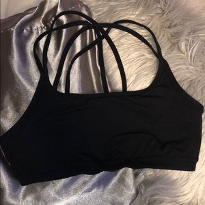 Black Athleta sports bra